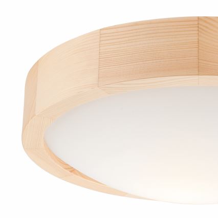 Iluminação de teto NATURAL SLIM 1xE27/60W/230V ø 27 cm pinho