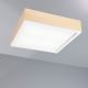 Iluminação de teto NATURAL SQUARE 4xE27/15W/230V 39x39 cm pinho/branco