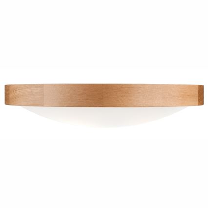 Iluminação de teto OAK SLIM 3×E27/60W/230V Carvalho ø 47 cm