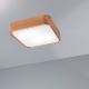 Iluminação de teto OAK SQUARE 2xE27/15W/230V 35x35 cm carvalho