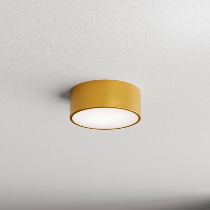 Iluminação de teto para casa de banho CLEO 1xE27/24W/230V diâmetro 20 cm dourado IP54