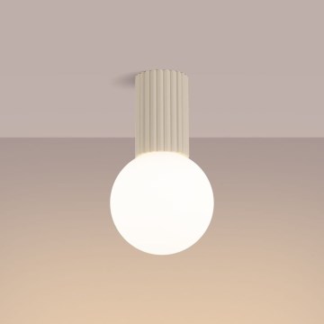 Iluminação de teto para casa de banho HALO 1xG9/8W/230V diâmetro 12 cm IP44 creme