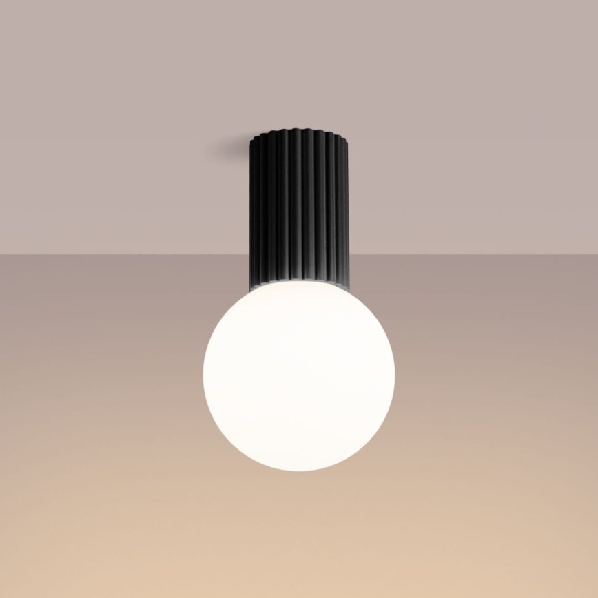 Iluminação de teto para casa de banho HALO 1xG9/8W/230V diâmetro 12 cm IP44 preto