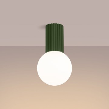 Iluminação de teto para casa de banho HALO 1xG9/8W/230V diâmetro 12 cm IP44 verde