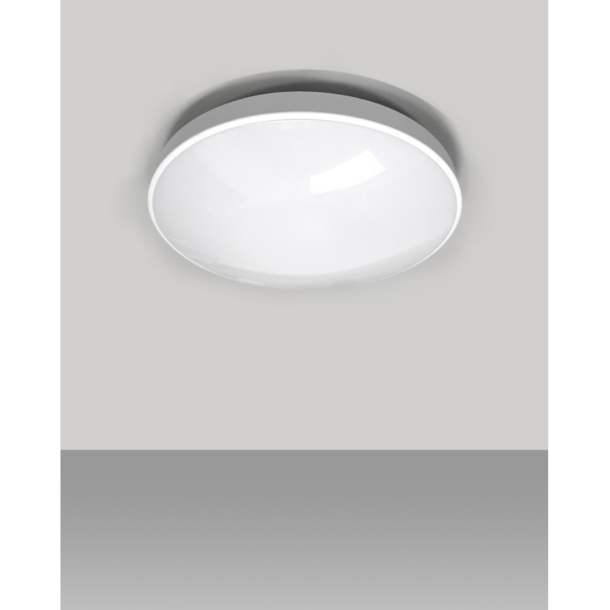 Iluminação de teto para casa de banho LED CIRCLE LED/12W/230V 4000K diâmetro 25 cm IP44 branco