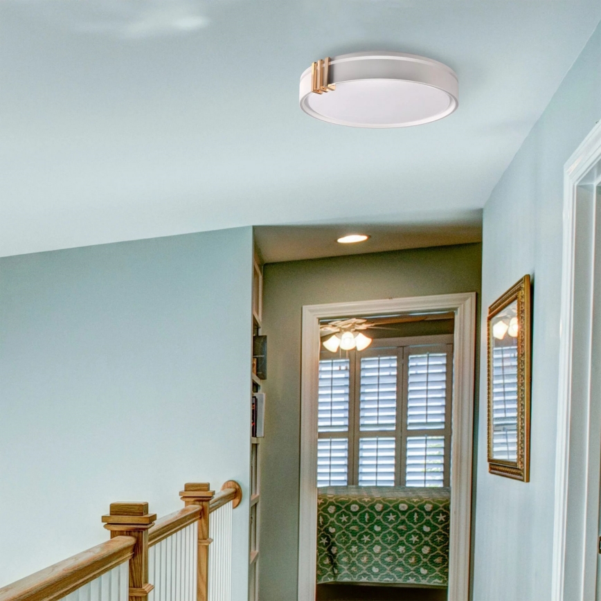 Iluminação de teto para casa de banho LED com regulação ARLETTA LED/48W/230V diâmetro 38 cm 3000-6000K IP44 + comando