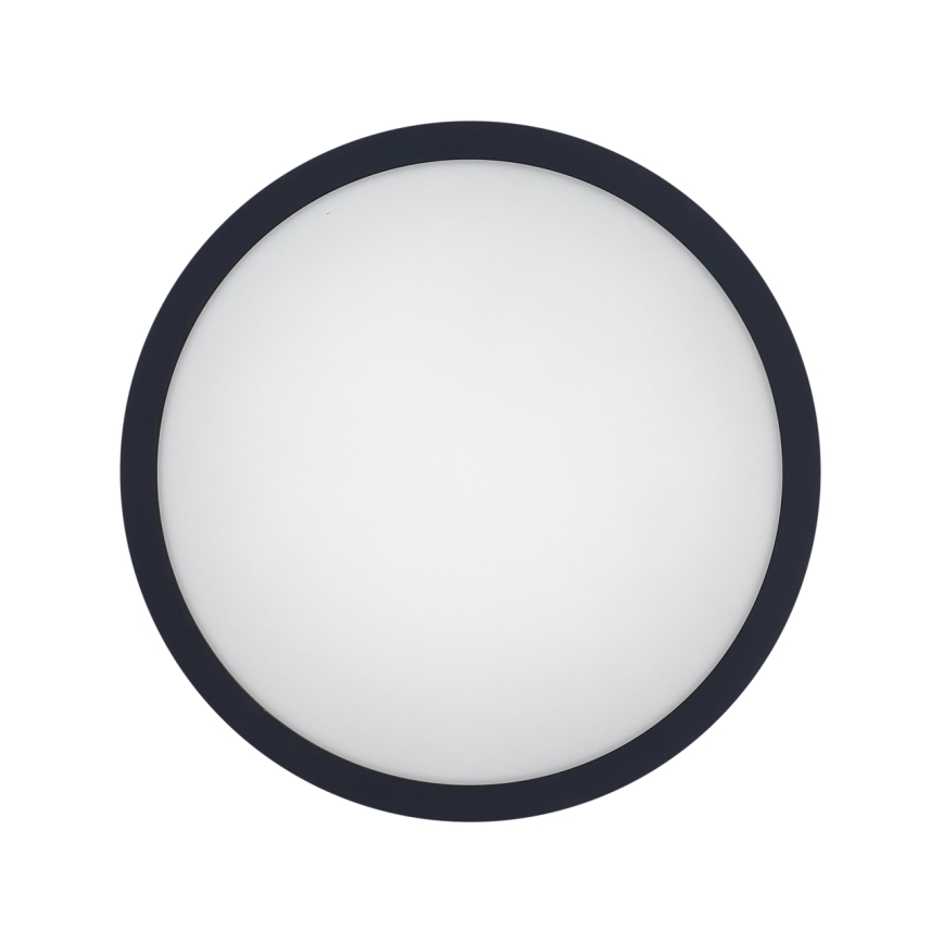 Iluminação de teto para casa de banho LED com sensor ELLÉ LED/24W/230V 3000/4000/6500K diâmetro 26 cm IP54 antracite