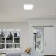 Iluminação de teto para casa de banho LED com sensor LED/18W/230V 4000K IP44 branco + comando