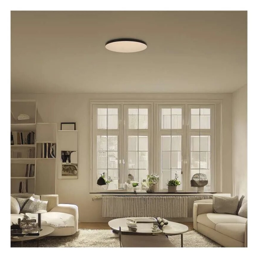 Iluminação de teto para casa de banho LED LED/15W/230V 3000/4000/5700K IP55 preto