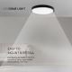 Iluminação de teto para casa de banho LED LED/18W/230V 3000K IP44 preto