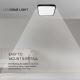Iluminação de teto para casa de banho LED LED/18W/230V 3000K IP44 preto