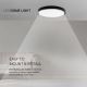 Iluminação de teto para casa de banho LED LED/24W/230V 3000K IP44 preto