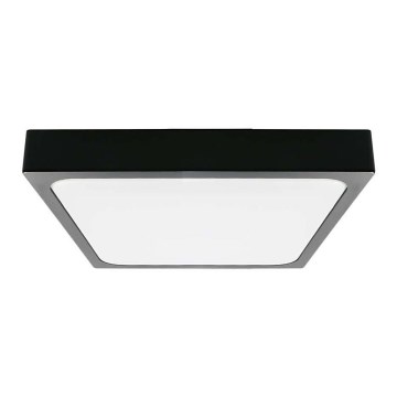 Iluminação de teto para casa de banho LED LED/24W/230V 6500K IP44 29,5x29,5 cm preto