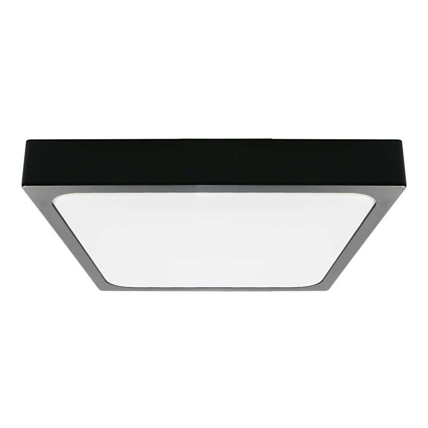 Iluminação de teto para casa de banho LED LED/30W/230V 3000K IP44 42x42 cm preto