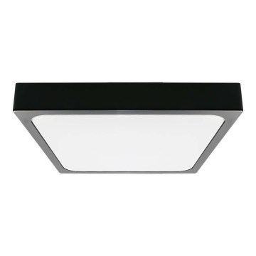 Iluminação de teto para casa de banho LED LED/30W/230V 4000K IP44 42x42 cm preto