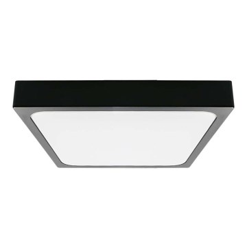 Iluminação de teto para casa de banho LED LED/30W/230V 6500K IP44 42x42 cm preto