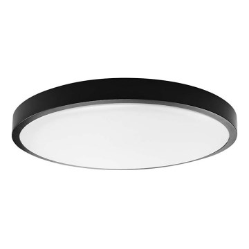 Iluminação de teto para casa de banho LED LED/36W/230V 3000K IP44 diâmetro 29,5 cm preto