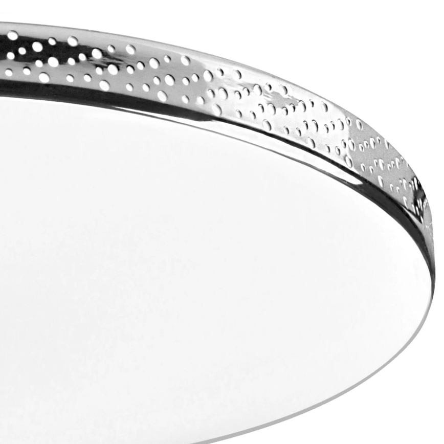 Iluminação de teto para casa de banho LED MOON LED/18W/230V cromado brilhante IP44