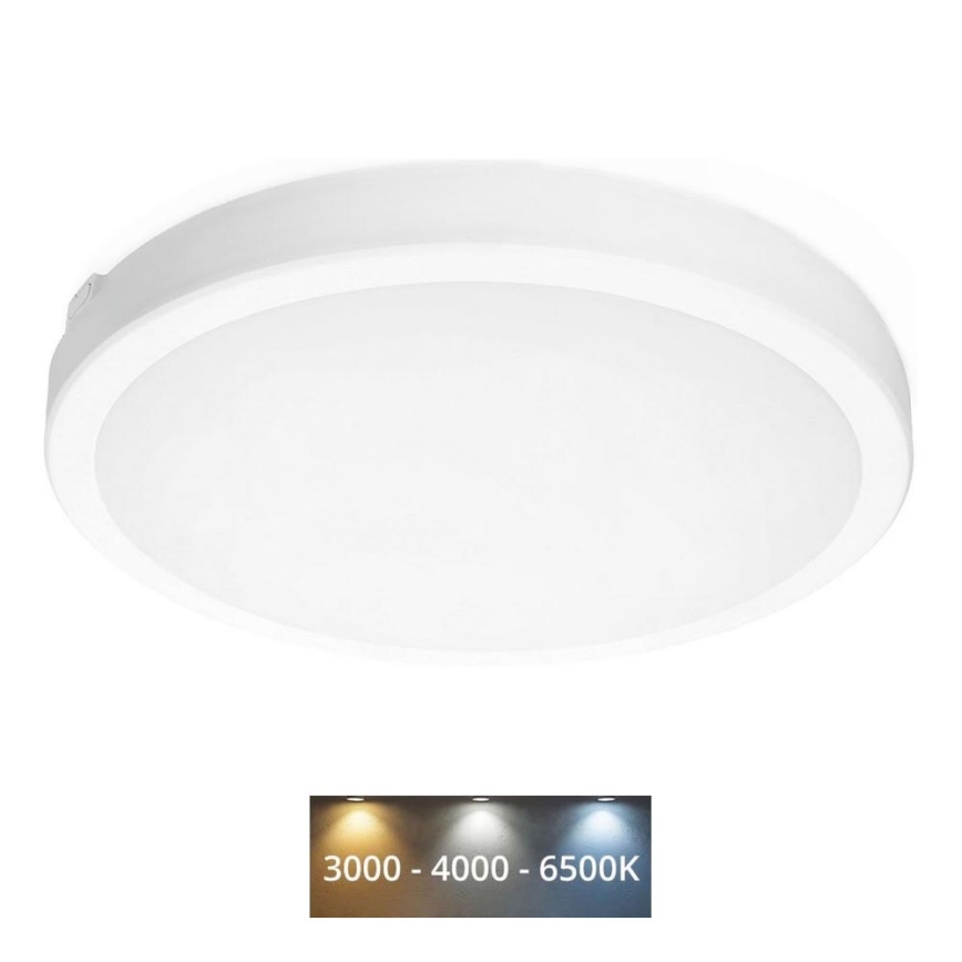 Iluminação de teto para casa de banho LED NAIROS LED/36W/230V 3000/4000/6500K IP65 diâmetro 40 cm branco