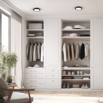 Iluminação de teto para casa de banho LED VERA LED/12W/230V 4000K IP65 preto