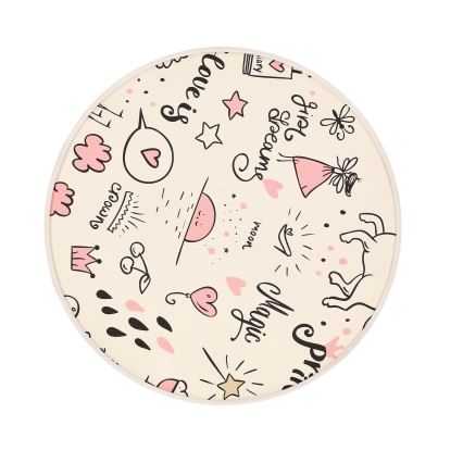 Iluminação de teto para criança KIDDY 2xE27/40W/230V bege/rosa