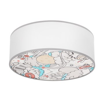 Iluminação de teto para criança KIDDY 2xE27/40W/230V branco/bege