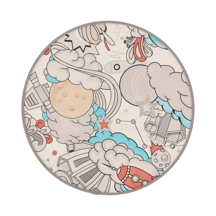 Iluminação de teto para criança KIDDY 2xE27/40W/230V branco/bege