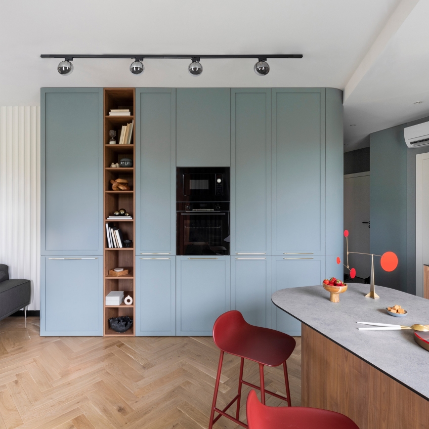 Iluminação de teto para sistema de carris monofásico TRACER 1xG9/8W/230V preto/fumado preto