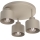 Iluminação de teto PARKLA 3xE27/15W/230V bege
