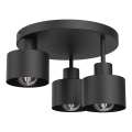 Iluminação de teto PARKLA 3xE27/15W/230V preto