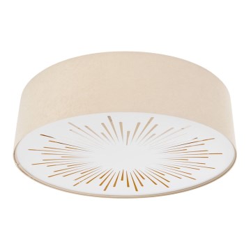 Iluminação de teto RAYS 2xE27/60W/230V diâmetro 40 cm bege