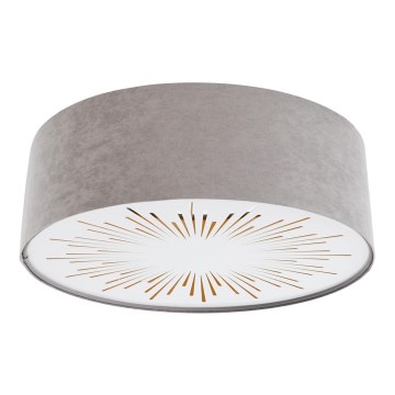 Iluminação de teto RAYS 2xE27/60W/230V diâmetro 60 cm cinzento