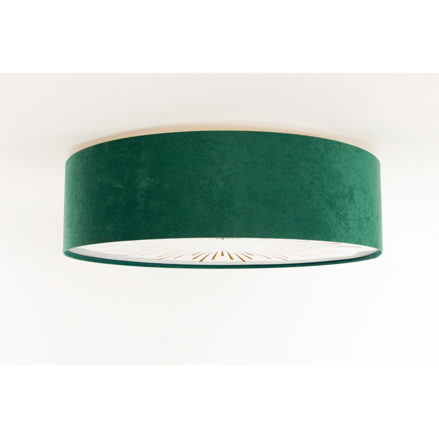 Iluminação de teto RAYS 2xE27/60W/230V diâmetro 60 cm verde