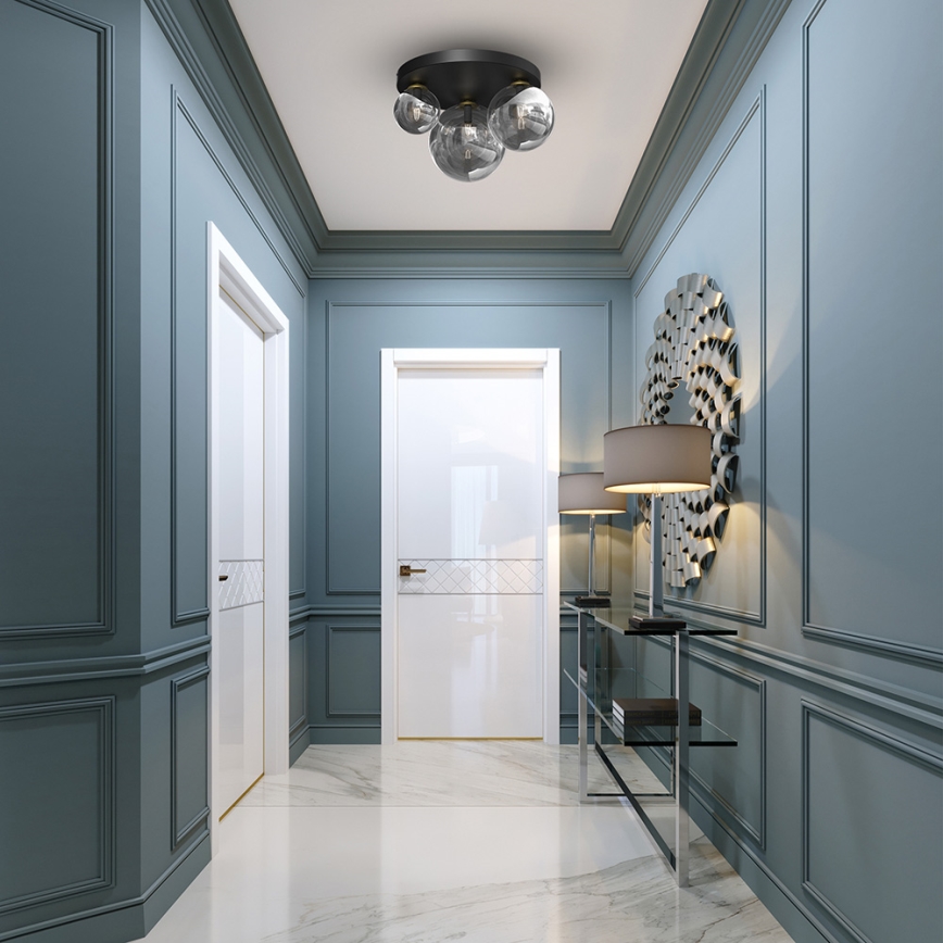 Iluminação de teto REFLEX 2xE14/40W/230V + 1xE27/60W/230V