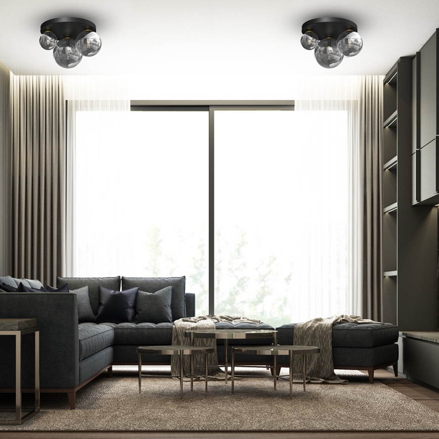 Iluminação de teto REFLEX 2xE14/40W/230V + 1xE27/60W/230V