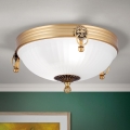 Iluminação de teto ROCCA 2xE27/60W/230V diâmetro 31 cm bronze/branco