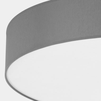 Iluminação de teto RONDO 6xE27/15W/230V d. 80 cm cinzenta