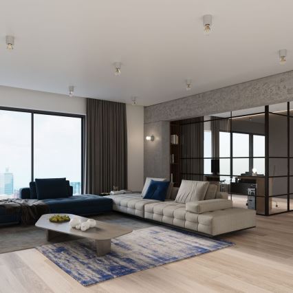 Iluminação de teto SALGADO 1xE27/60W/230V betão