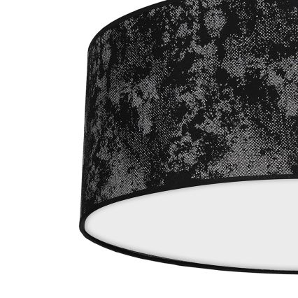 Iluminação de teto SATINO 2xE27/60W/230V preta/cinzenta