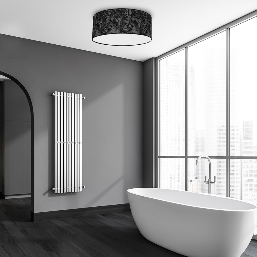 Iluminação de teto SATINO 2xE27/60W/230V preta/cinzenta