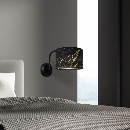 Iluminação de teto SENSO 1xE27/60W/230V preta