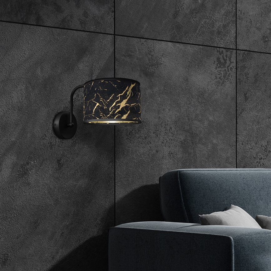 Iluminação de teto SENSO 1xE27/60W/230V preta