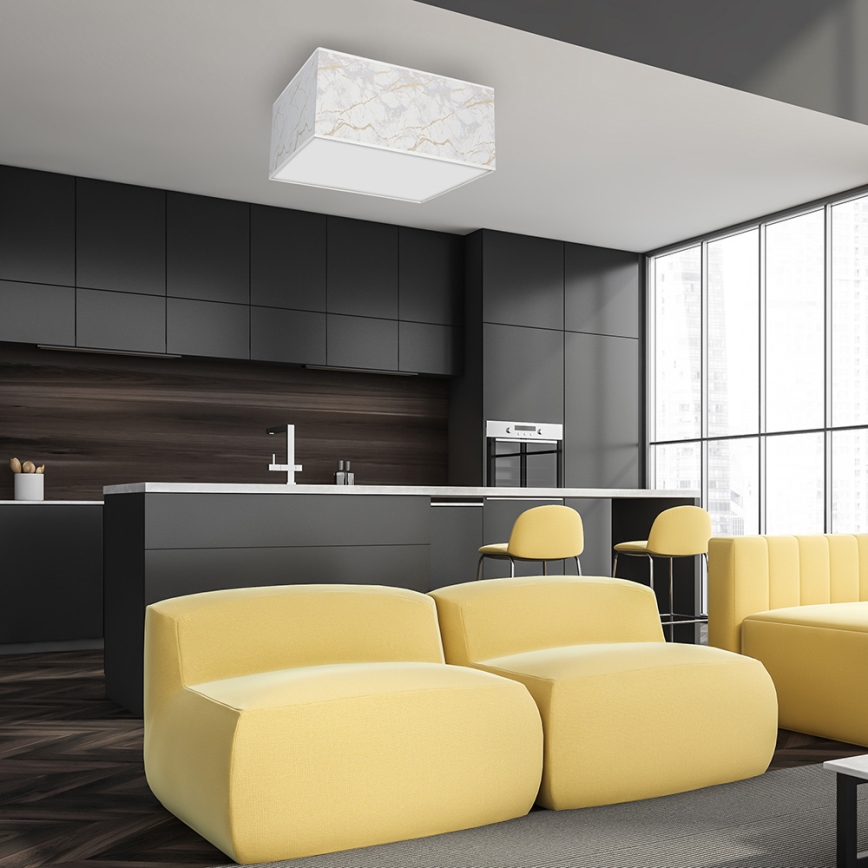 Iluminação de teto SENSO 3xE27/60W/230V branca