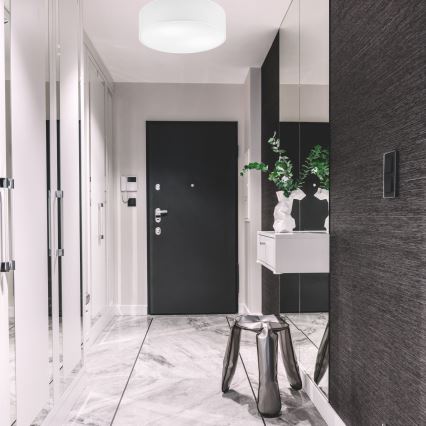 Iluminação de teto SIRJA DOUBLE 4xE27/15W/230V diâmetro 45 cm branco