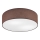 Iluminação de teto SIRJA DOUBLE 4xE27/15W/230V diâmetro 45 cm castanho