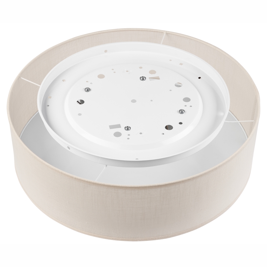 Iluminação de teto SIRJA DOUBLE 4xE27/15W/230V diâmetro 45 cm creme