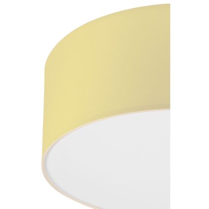 Iluminação de teto SIRJA PASTEL 1xE27/60W/230V diâmetro 35 cm amarelo