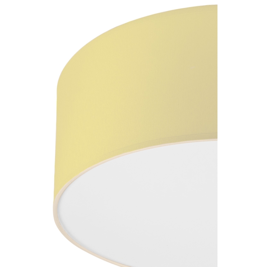 Iluminação de teto SIRJA PASTEL 1xE27/60W/230V diâmetro 35 cm amarelo