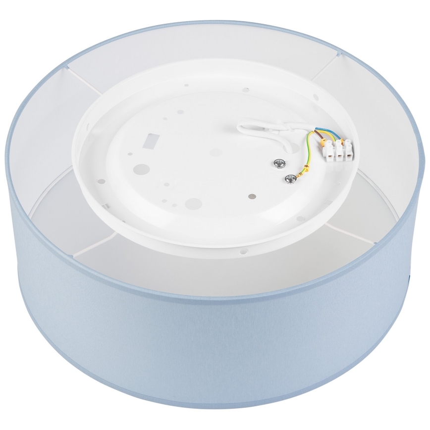 Iluminação de teto SIRJA PASTEL 1xE27/60W/230V diâmetro 35 cm azul