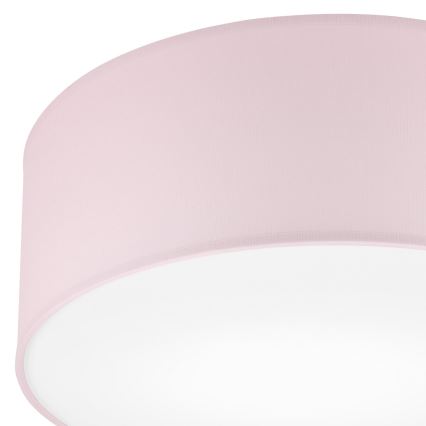 Iluminação de teto SIRJA PASTEL 1xE27/60W/230V diâmetro 35 cm rosa